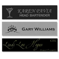 Engraved 2" x 8" Metal Name Plate